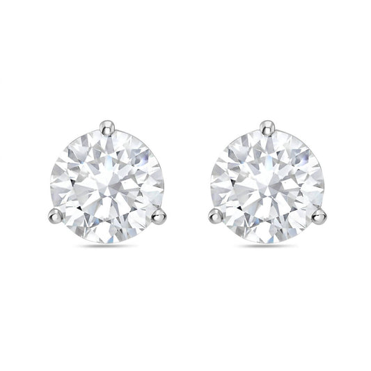 Diana M Jewels - 1.50 Cts Round Lab Grown Stud Earrings
