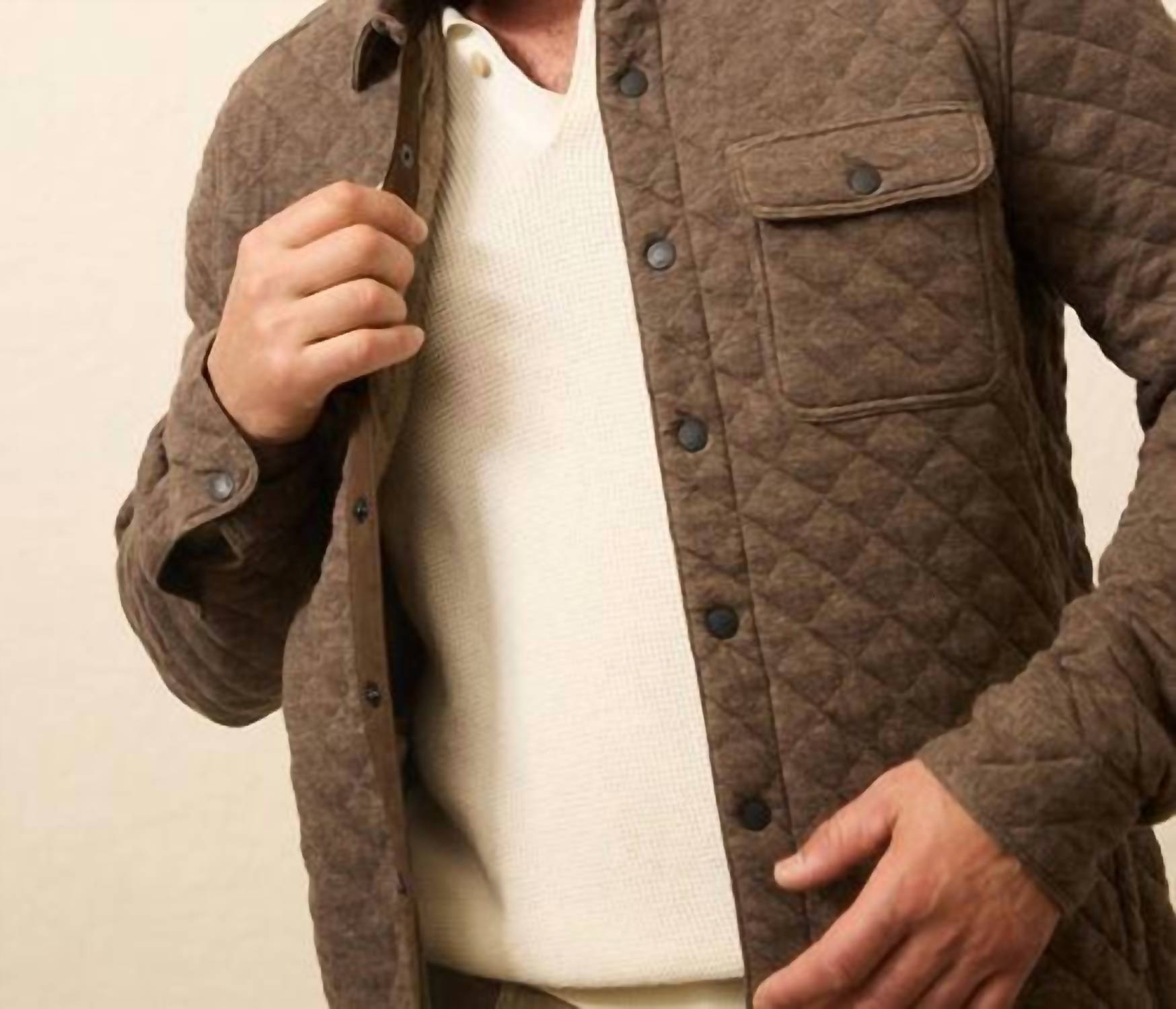 Faherty - Epic Quilted Fleece Cpo Jacket