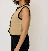Central Park West - Rose Scallop Edge Tank