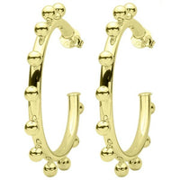 Sheila Fajl - Women's Small Merry Go Round Hoops Earrings