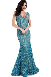 Jovani - Sleeveless Evening Gown