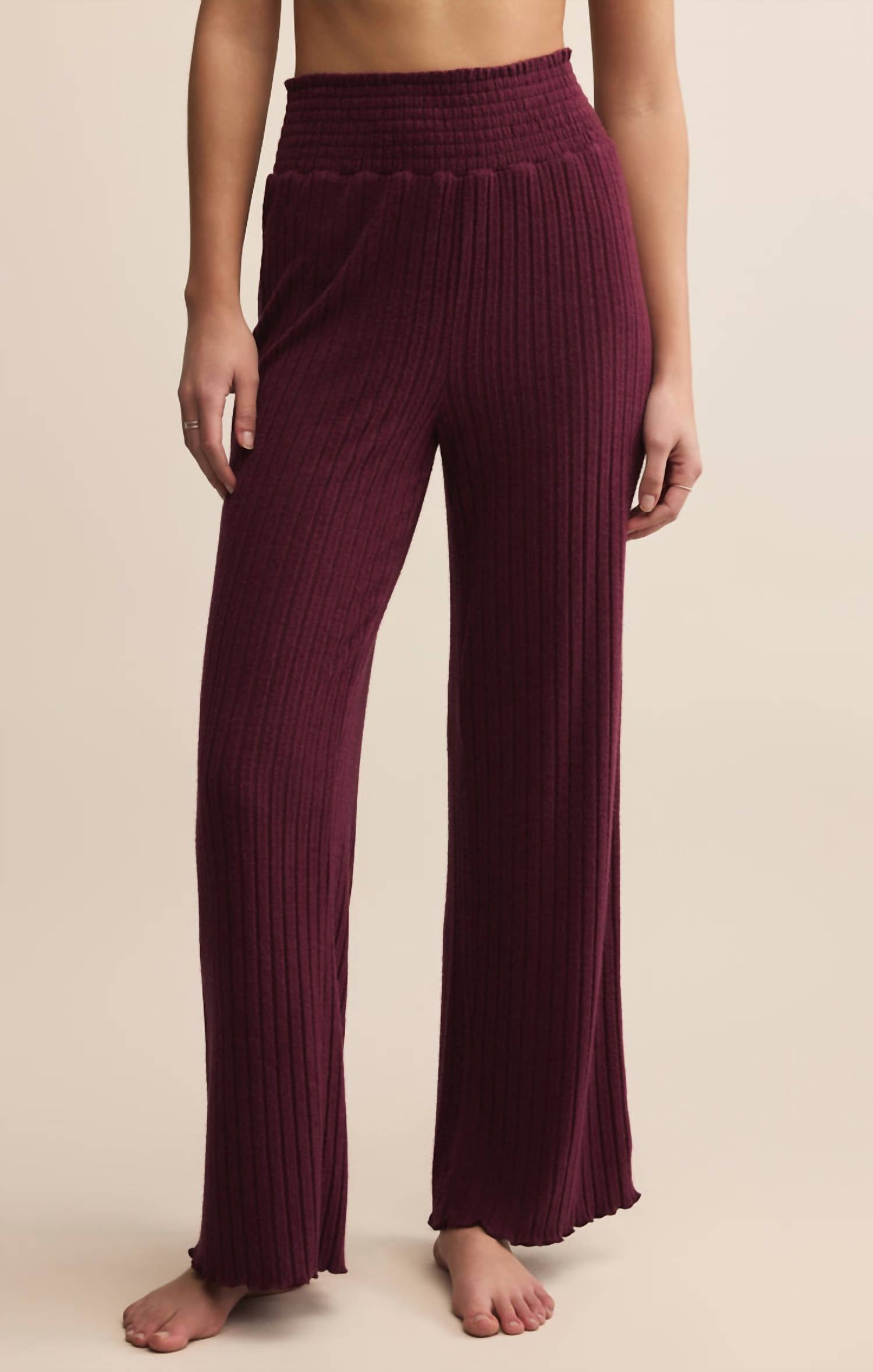 Z Supply - Dawn Smocked Rib Pant