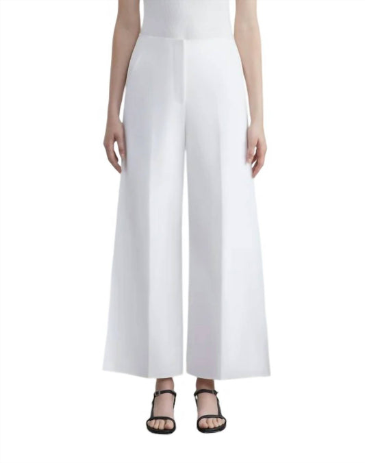 Lafayette 148 - Finesse Crepe Franklin Wide Leg Ankle Pants