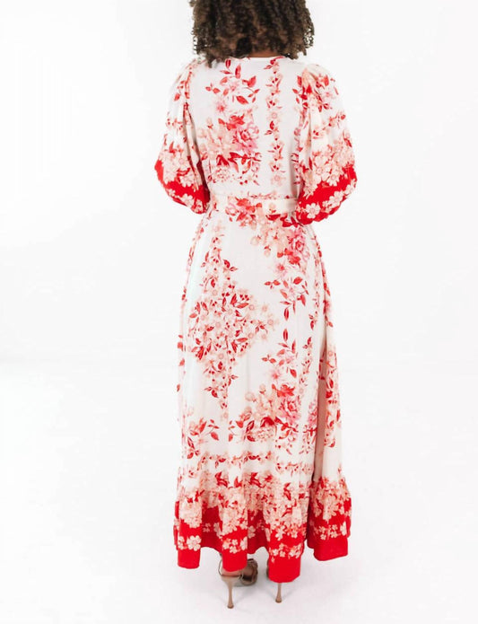 Olivaceous - Teresa Floral Maxi Dress