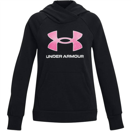 Under Armour - Girls' Rival Fleece Big Logo Hoodie