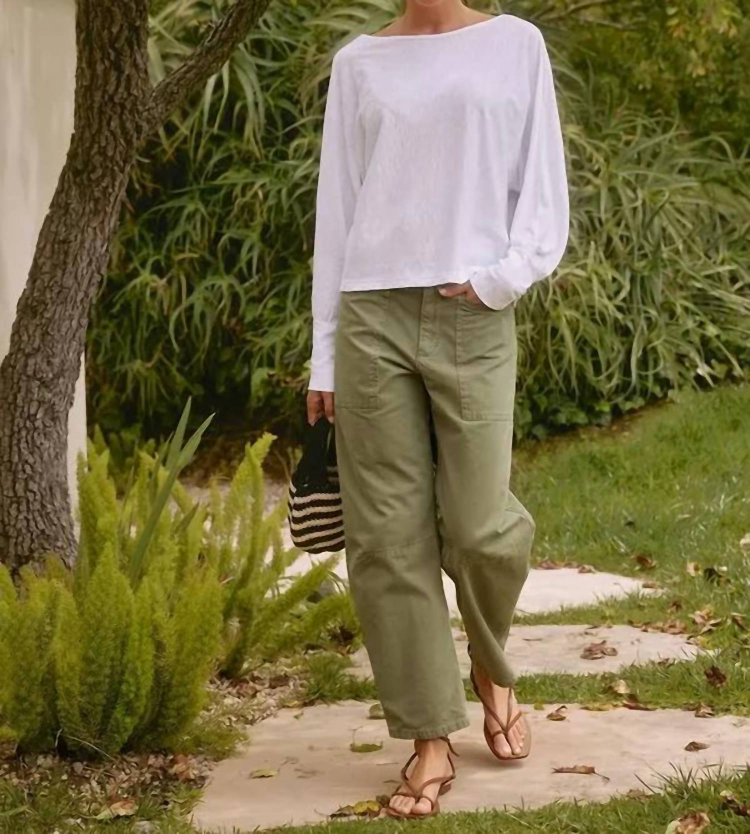 Velvet By Graham & Spencer - Brylie Cotton Twill Pant