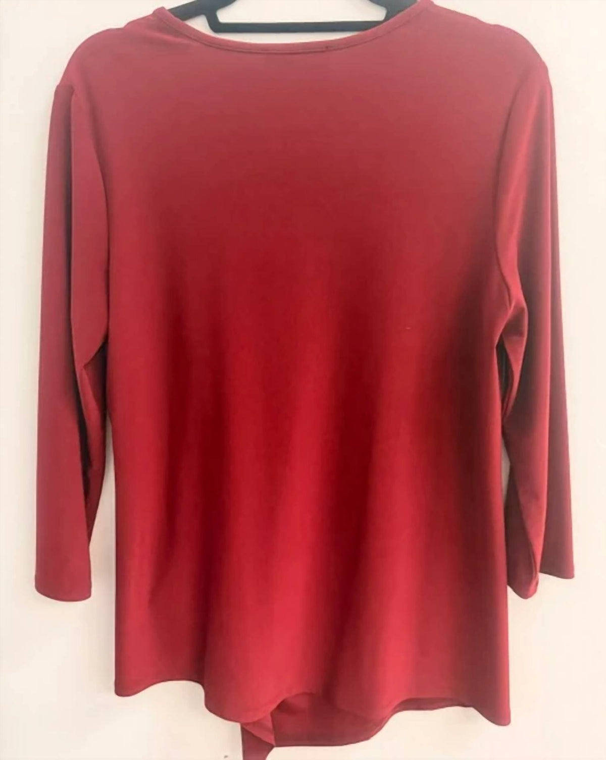 Joseph Ribkoff - Women's Knot-like Detail Three-quarter Length Sleeves Top