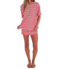 Le Lis - Women's According To You Stripe Two Piece Set