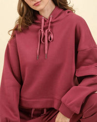 Very J - French Hoodie And Pant Set