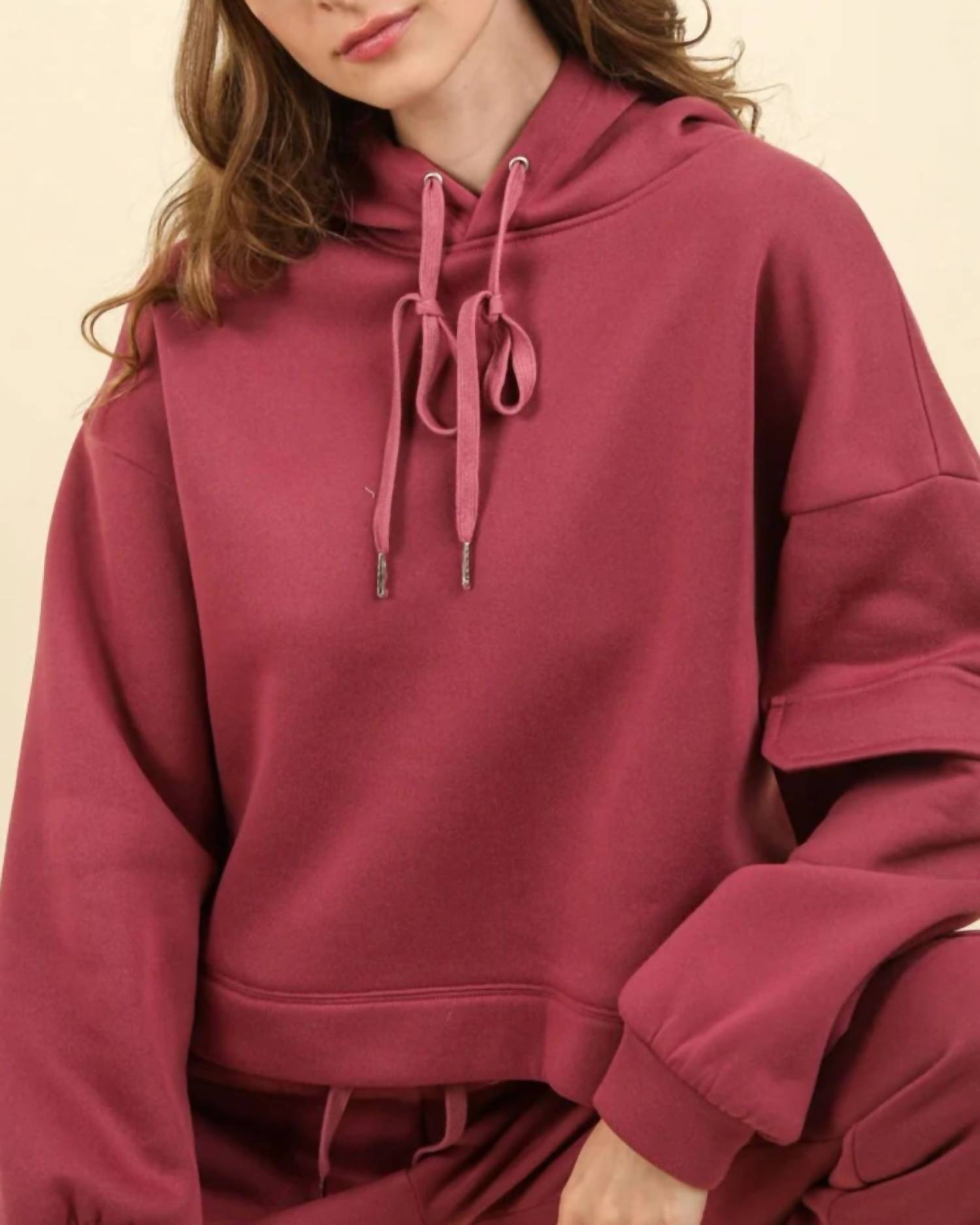 Very J - French Hoodie And Pant Set