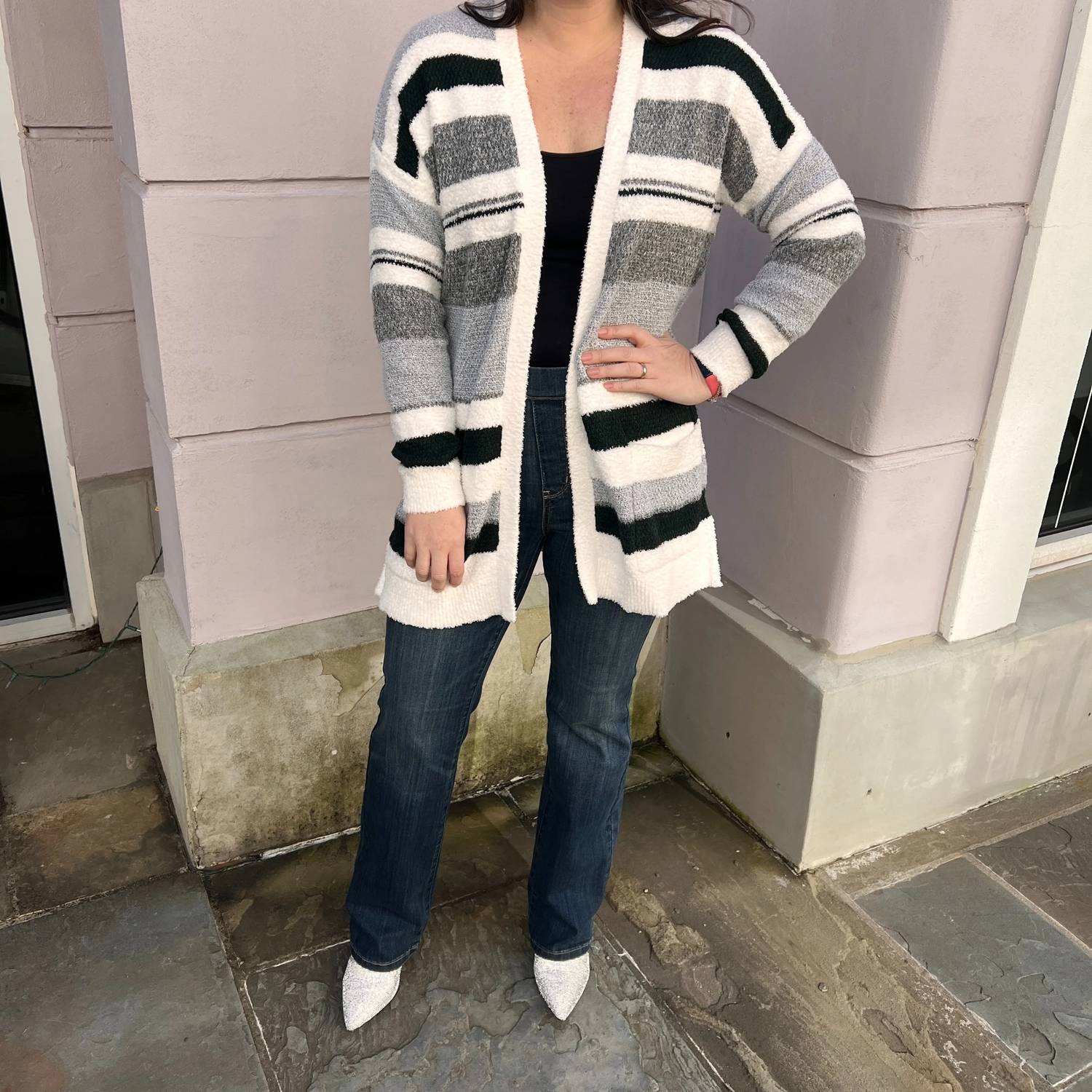 Staccato - Multi Stripe Cardigan