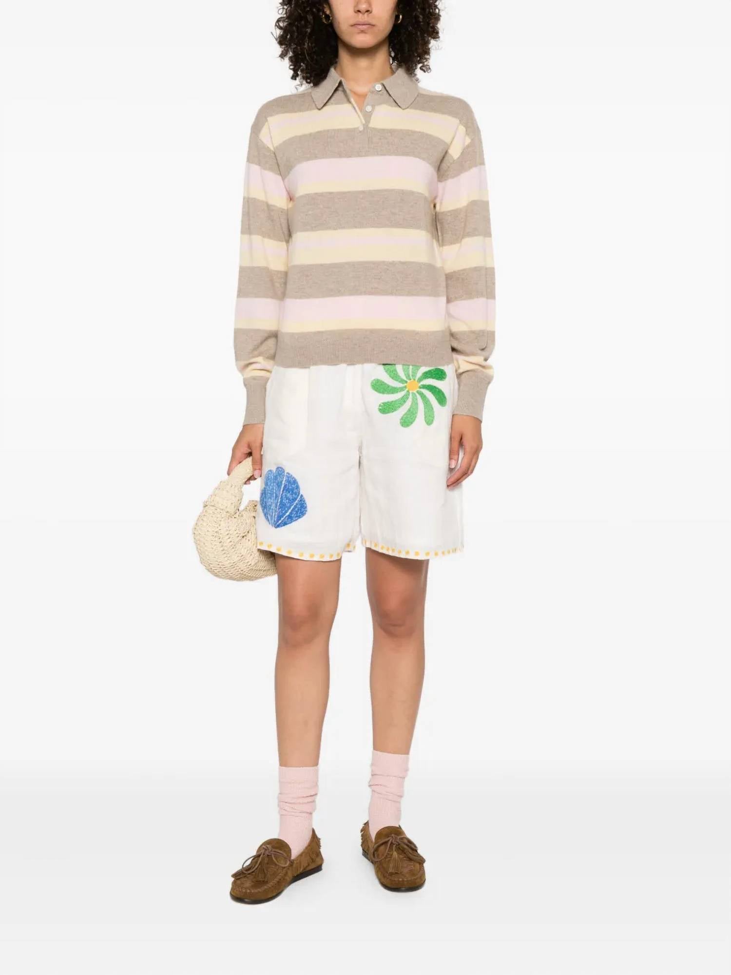 Guest In Residence - Collegiate Stripe Polo