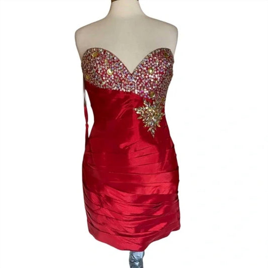 Mac Duggal - Homecoming Beaded Sequin Dress