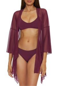 Becca - Mesh Tunic Casual Sheer Beach Cover Ups