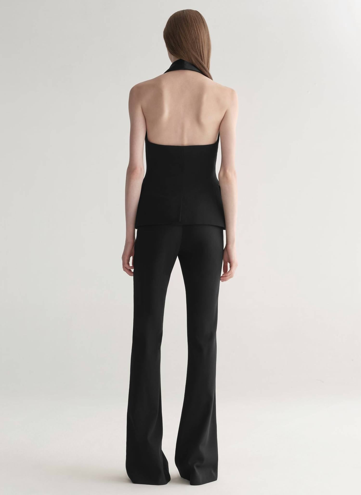 A.L.C. Payton Tuxedo Vest in black - women's jacket - detail view
