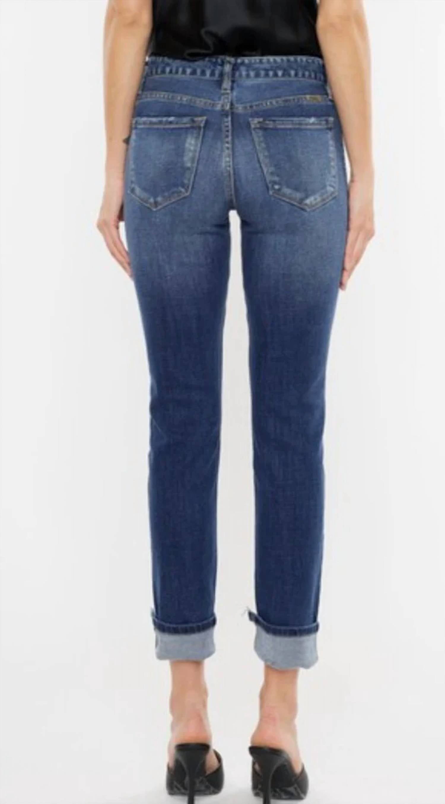 Kancan - Midrise Slim Straight Jeans