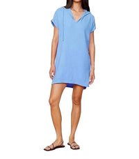 Monrow - Gauzed Hooded Coverup Dress