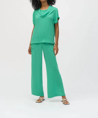Joseph Ribkoff - Gauze Cowl Neck Straight Top