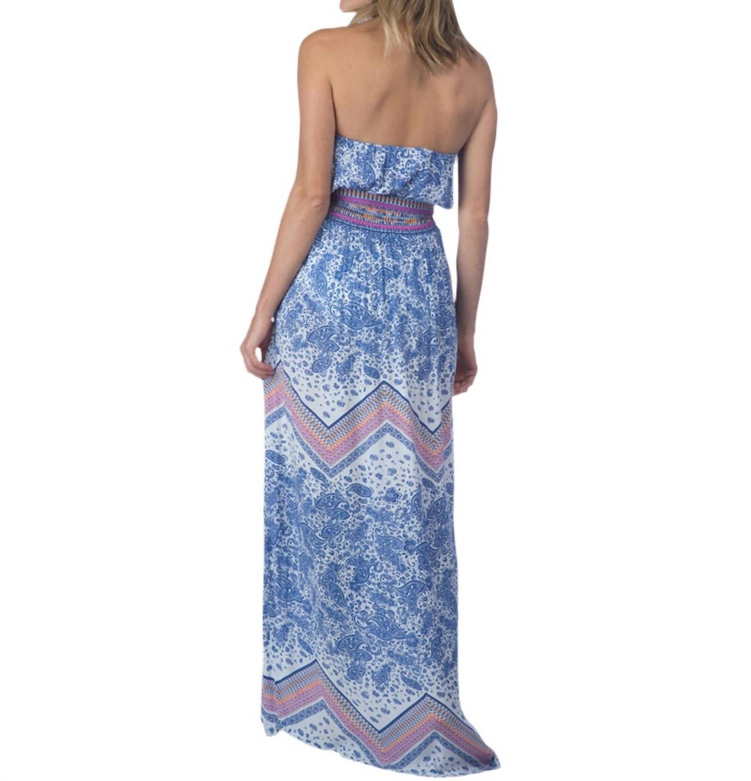 Green Dragon - Scarf Bandeau Maxi Dress