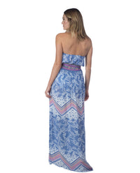 Green Dragon - Scarf Bandeau Maxi Dress