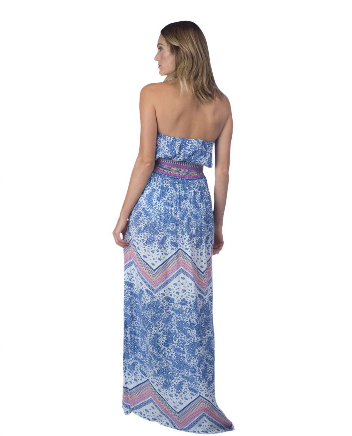 Green Dragon - Scarf Bandeau Maxi Dress