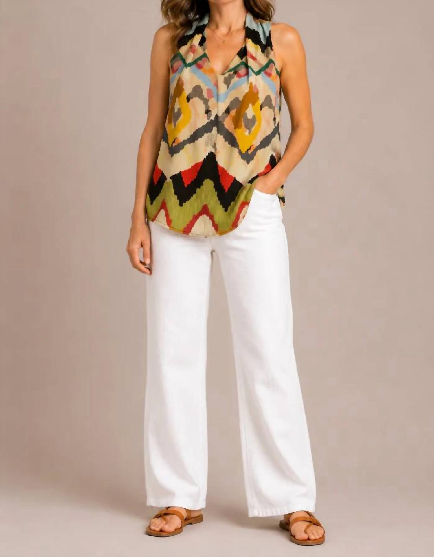 Isle By Melis Kozan - Draped Sleeveless Top