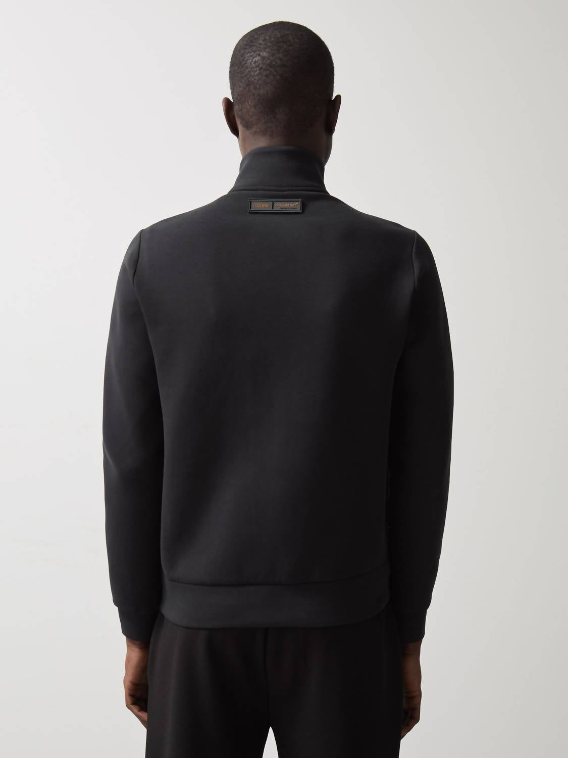 Reiss Mclaren F1 Team Quilted Hybrid Jacket in black - men's jacket - alternate view