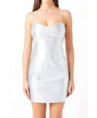 Endless Rose - Metallic Mini Dress