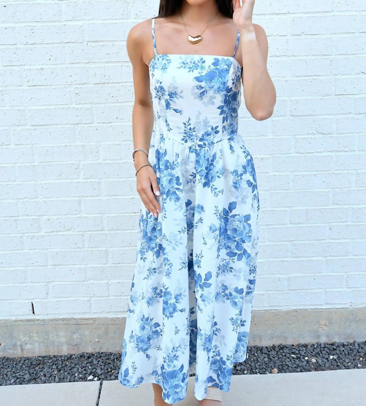 Dottie Dottie Garage - The Capri Floral Midi Dress