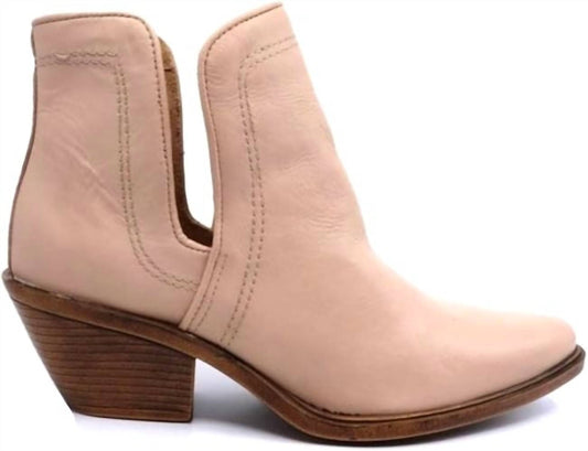 Old Cutler - Women's Leather Cutout Western Bootie