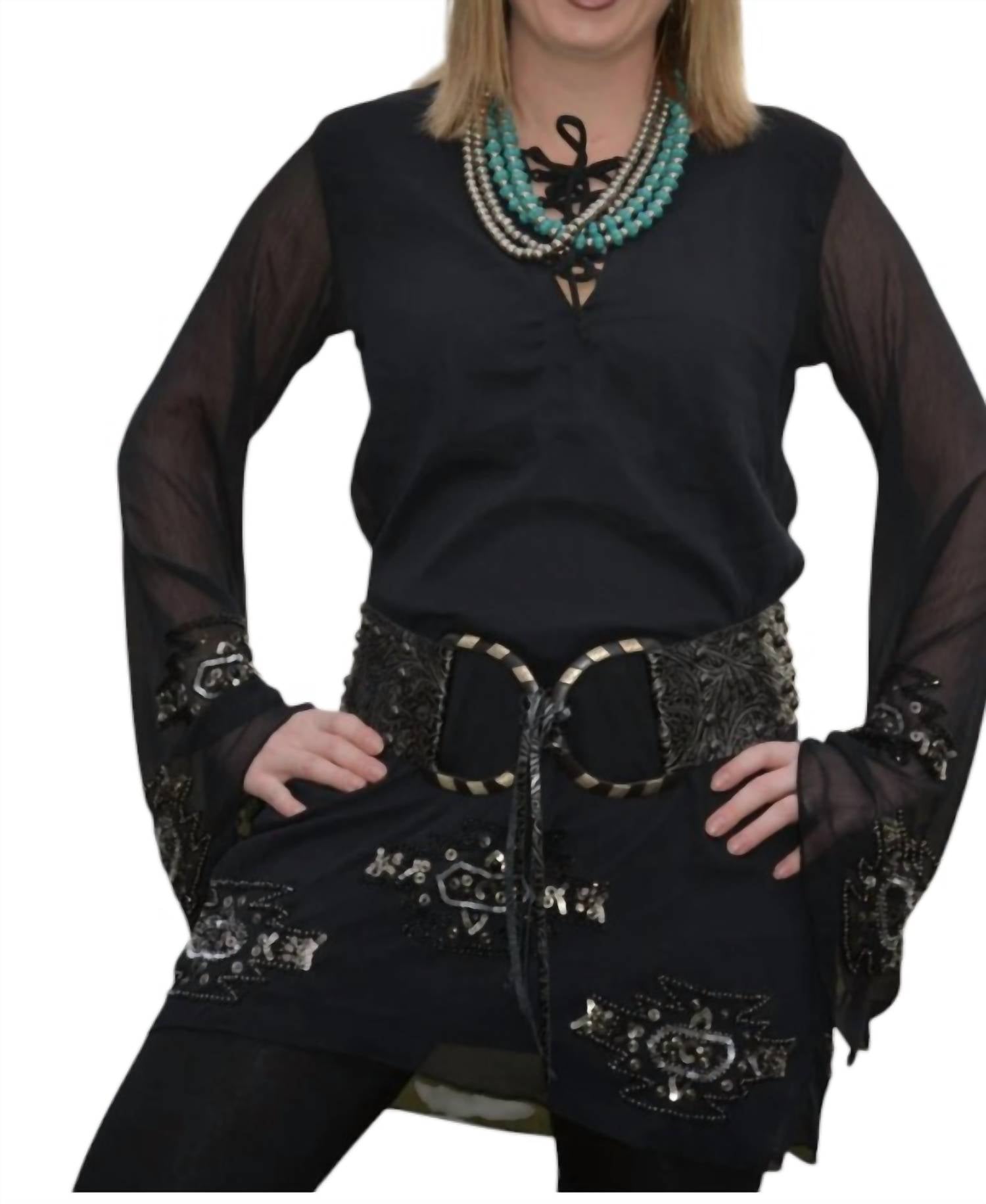 R Cinco Ranch Over You Dress in black - women's dress