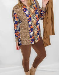 Multiples - Long Sleeve Button Up