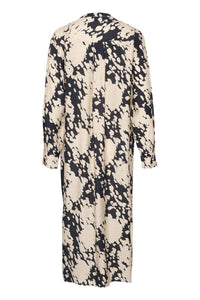 Kaffe - Kalouise Round Neck Midi Shirt Dress