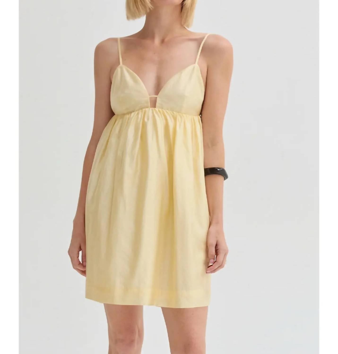 Crescent - Sylvie Babydoll Mini Dress