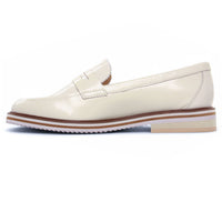 Regarde Le Ciel Women's Dalma Loafers in rock white - women's flats - alternate view