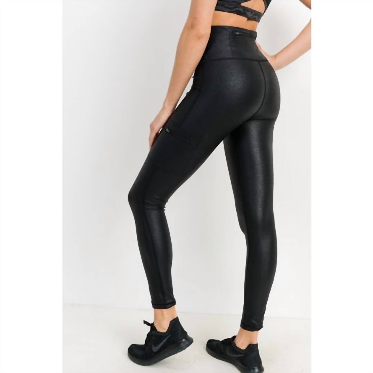 Mono B - Highwaist Foil Leggings
