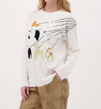 Gabby Isabella - Dogs Crewneck Sweater