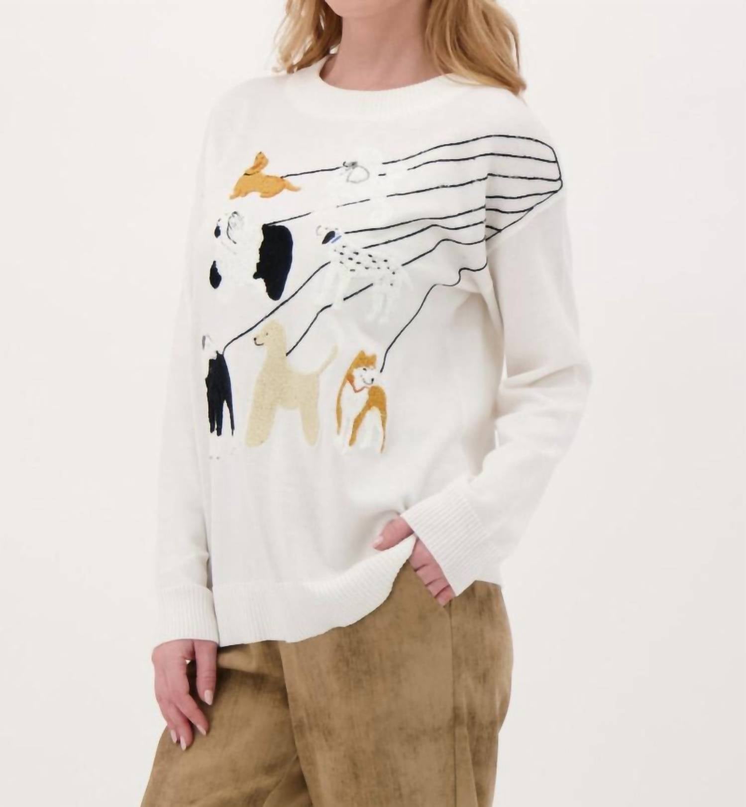 Gabby Isabella - Dogs Crewneck Sweater