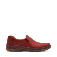 Clarks Women's Orlene Slip On Shoes in chestnut nubuck - women's flats