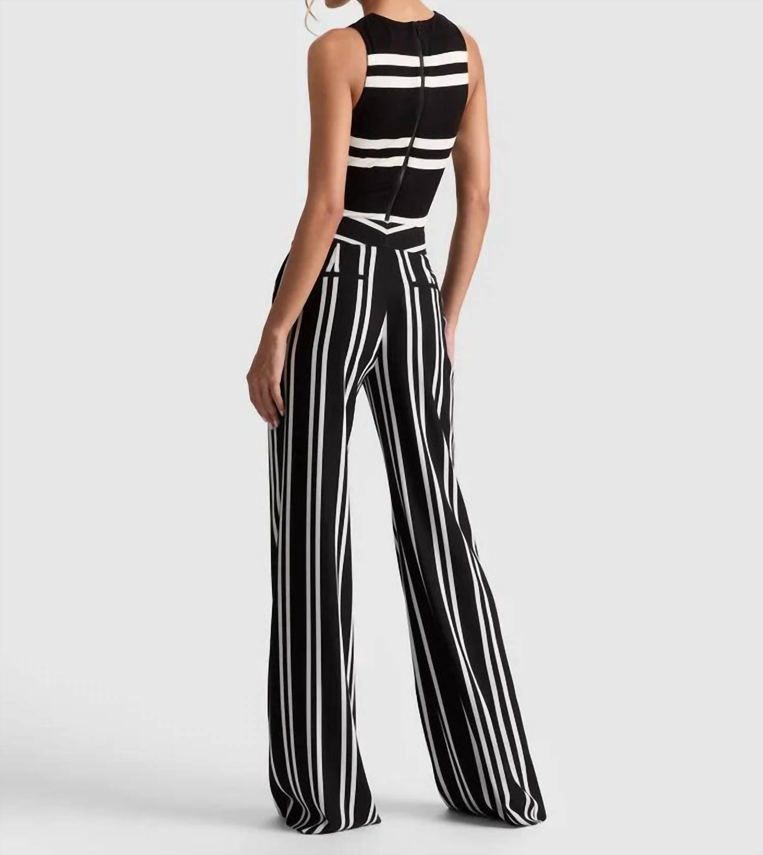 Alice + Olivia - Dylan Paddleboard Stripe Pant