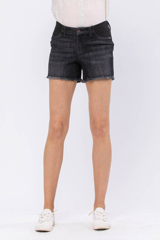 Judy Blue - Bloom High Waist Maternity Denim Shorts