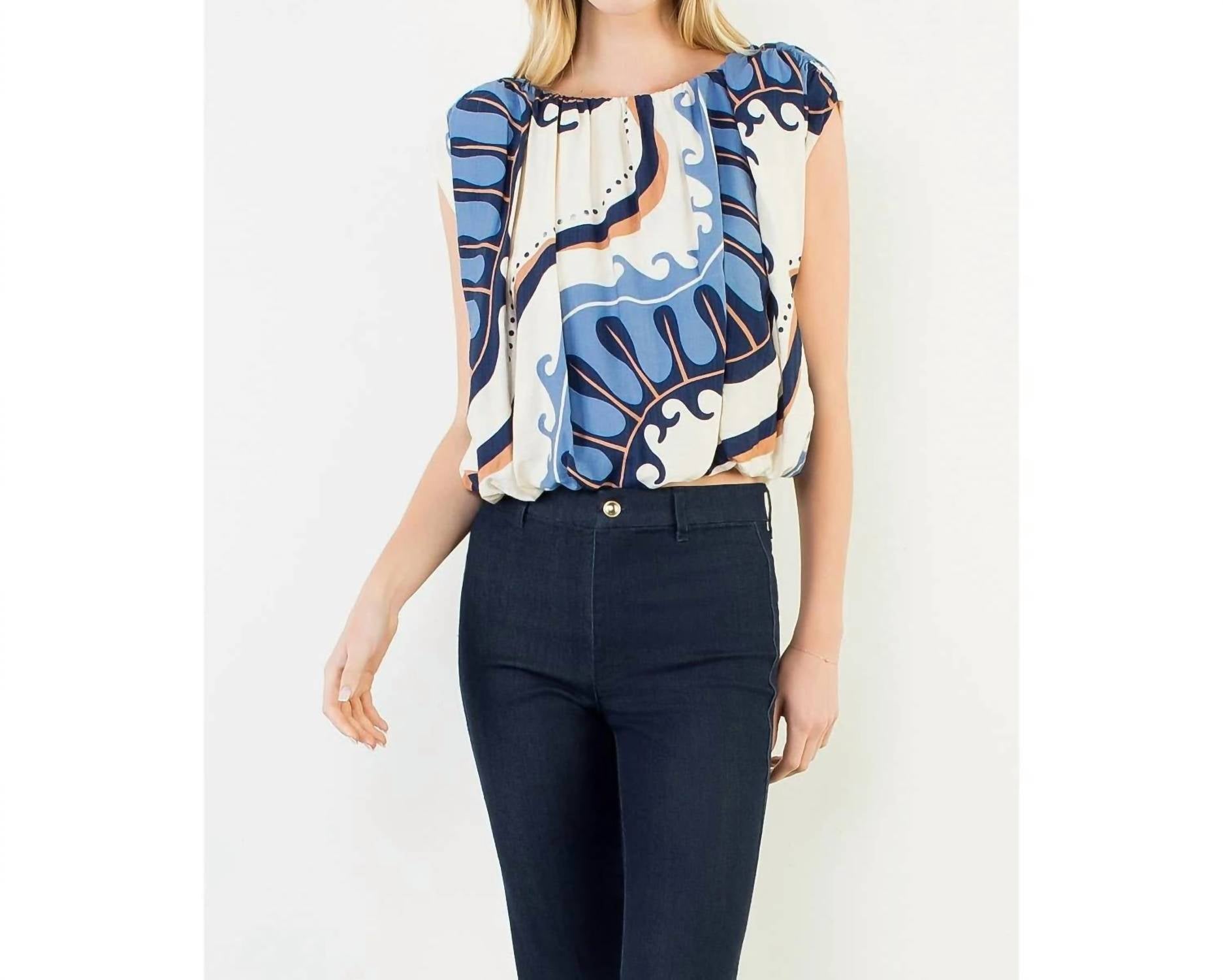 Thml - Sleeveless Abstract Top