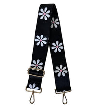 AHDORNED Women's Sports Guitar Straps in black flower - women's item