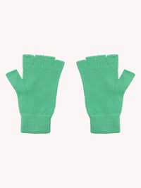 Jumper1234 Women's Fingerless Gloves in green - women's accessory - detail view