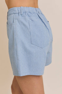 Gilli - Anna Striped Pleated Short