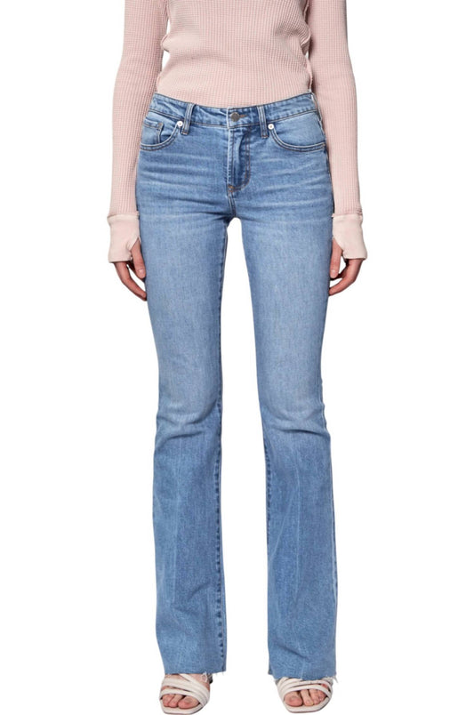 Dear John Denim - Bella Rose Mid Rise Flare Jeans