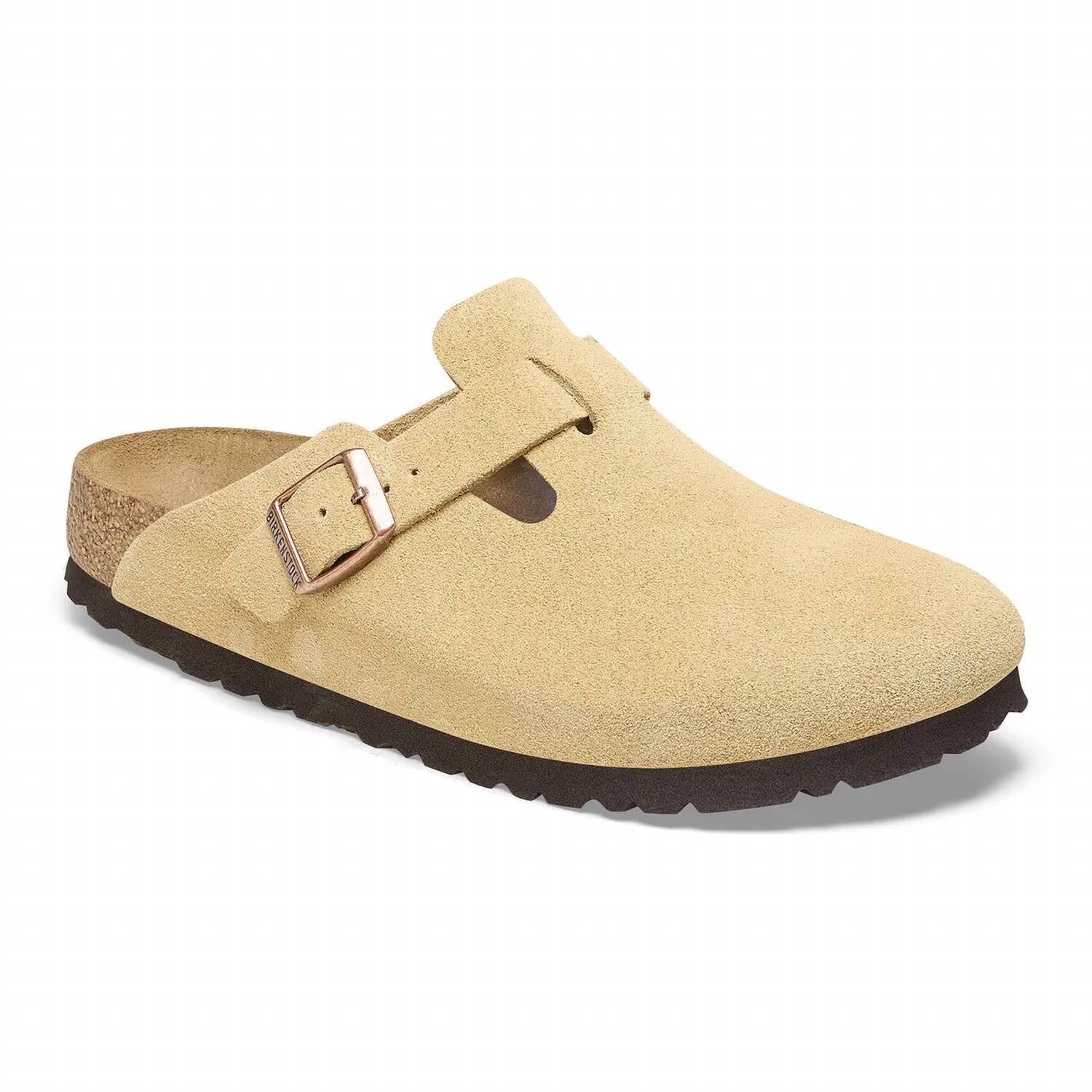 Birkenstock - WOMEN'S BOSTON SUEDE LEATHER CLOG - NARROW WIDTH
