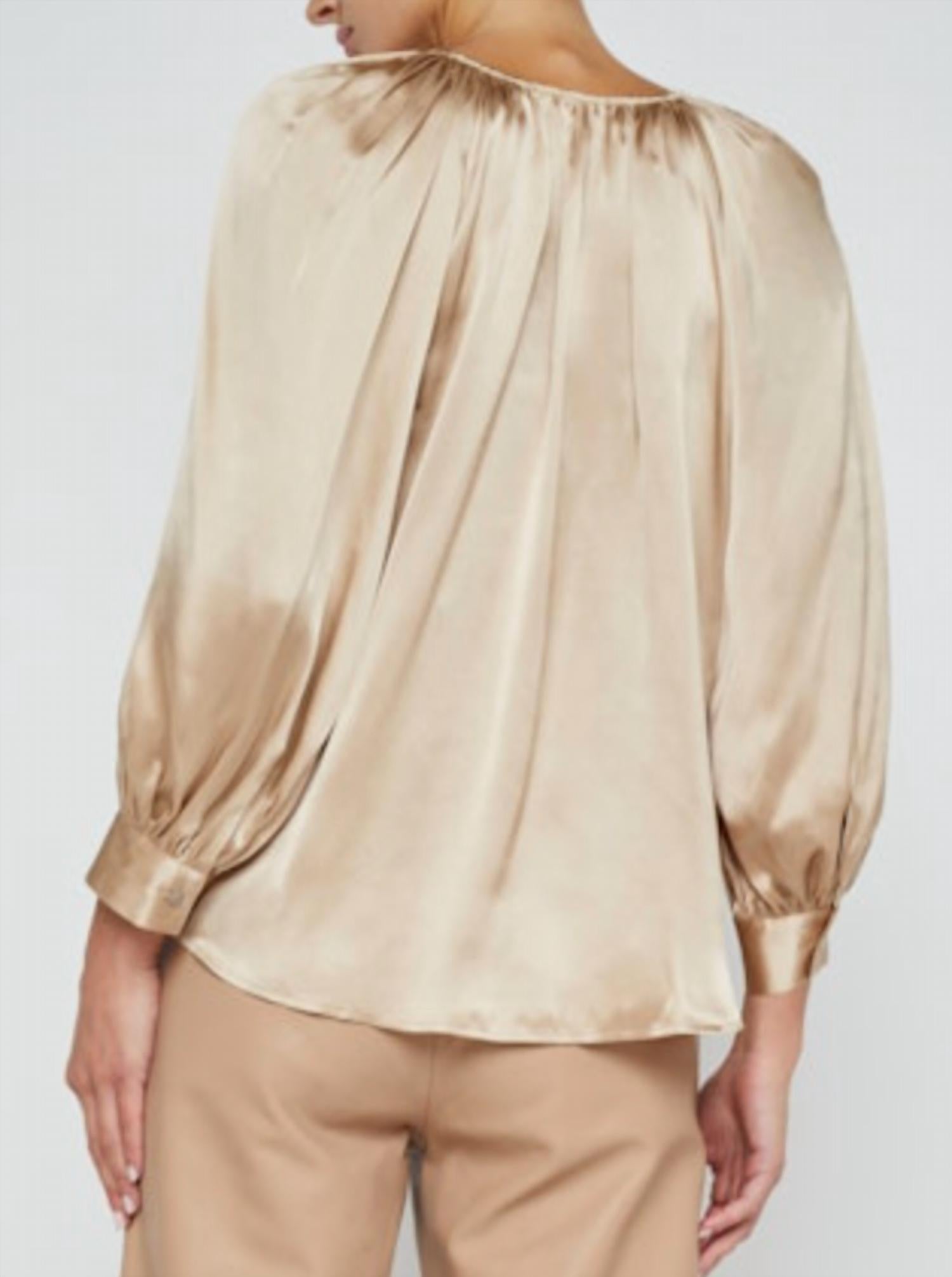 L'Agence - Kaili V-neck Blouse