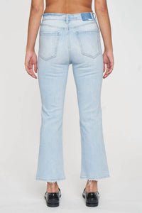 Daze - Shy Girl High Rise Crop Flare Jean