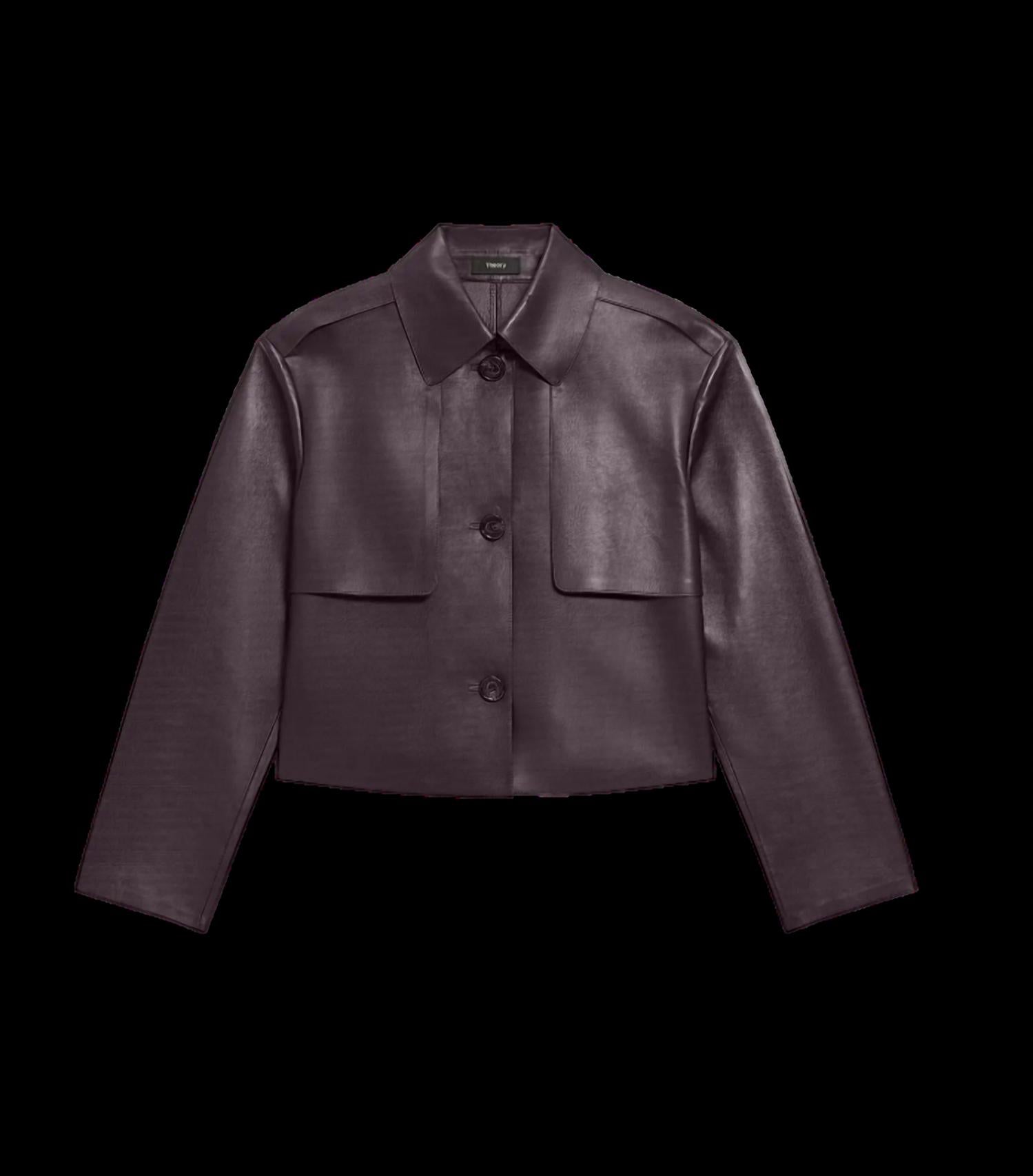 Theory - Crop Trench Jacket